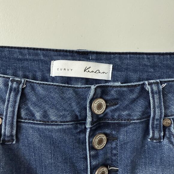 KanCan Jeans Womens 9 29 Blue Skinny Curvy Stretch Button Fly Medium Wash Denim - Picture 6 of 13